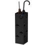 Homcom sateenvarjoteline 15,5x15,5x49cm, musta