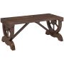 Puutarhapenkki Outsunny 98x50x39.5cm., ruskea