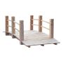 Puutarha-silta Outsunny 152,5x67x48cm., vaaleanruskea