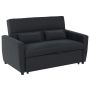 Sohvasänky Homcom 155x90x88,5cm, musta