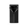 Kangasvaatekaappi 160 x 75 x 45 cm, musta
