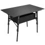 Походный стол Outsunny 90x55x66 см, черный.
