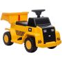 Työnnettävä lastenauto Homcom 74,5x36x43,5cm, keltainen/musta