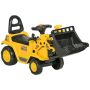 Lasten työntöauto Homcom 80x26,5x39cm., keltainen/musta
