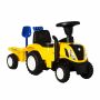 Työntöauto lapsille Homcom 91x29x44cm, keltainen/musta