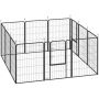 Koira-aitaus PawHut 272x136x100cm, musta