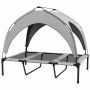 Koiranpeti PawHut 106x76x94cm, harmaa/musta