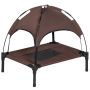 Лежанка для собак PawHut 61x46x62см, коричнево/черная