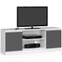TV-taso RTV K120, valkoinen/harmaa