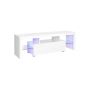 TV-taso LED-valaistuksella LTV14WT 140 x 35 x 45 cm, valkoinen