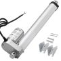 12 V lineaaritoimilaite, 250 mm:n isku, 15 mm/s, 1000 N, IP54, kiinnikkeellä