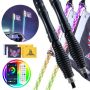 Светодиодные RGB-фары с пружинным креплением, 90 см, для UTV/ATV/RZR