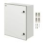Стальная электромонтажная коробка NEMA 4X, 60x50x23 см, степень защиты IP66, водонепроницаемая и пылезащитная.