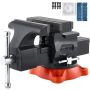 Kaksisuuntaiset tempervalurautaiset puristimet 140 mm, 360° kääntyvät
