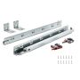 6 paria 533 mm teräksisiä keittiölaatikon liukukiskoja, joissa on äänetön pehmeä sulkeutumismekanismi