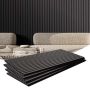 Akustiset puiset seinäpaneelit, 23,6 x 47,2", MDF, musta tammi