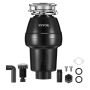 Jätteen silppuri 1/2 hv, 3820 rpm, 3 ruuvia