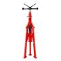 V-muotoinen korkeussäädettävä kokoontaitettava putkiteline, 71-132 cm, kannettava