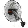 Настенный вентилятор, 17,5 дюймов, 4000 CFM, 3 скорости, черный.