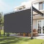 Aurinkosuoja pergolaan, 3x3 m, HDPE, musta
