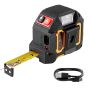 2-in-1 lasermittanauha ja lasermittaustyökalu, 41 m, magneettinen, 4 tilaa