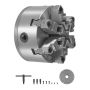 6 tuuman (160 mm) 6-leukainen sorvin itsekeskittävä istukka, materiaali HT300, metallin ja puun työstöön