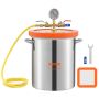 Вакуумная дегазационная камера с крышкой из закаленного стекла, 18,9 л, силиконовая заглушка.