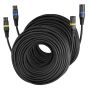 XLR-кабель 30,48 м, 2 шт., экранированный, позолоченные штекеры.
