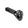 Pintle-koukku 20000 lbs, 2 tuuman sotilasvastaanotin, musta, 15,6 tuumaa.