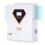 Hybridiaurinkoinvertteri 3500 W, puhdas siniaalto, 230 V, MPPT-ohjain