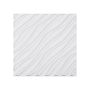 3D-seinäpaneelit, 12 kpl, 19,7x19,7 cm, valkoinen, PVC, minimalistinen muotoilu