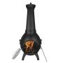 Chiminea 18-tuumainen ulkopuutakka ritilällä