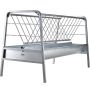 Karjan vilja- ja heinäsyöttölaite, 80 gallonaa, 59 tuumaa, terästä