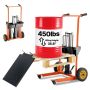Hydraulinen lavansiirtovaunu trukilla, 205 kg, 900 mm, keltainen