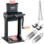 Tehokas ammattikäyttöön tarkoitettu ruostumattomasta teräksestä valmistettu lihanmuokkaaja, 14,7 cm