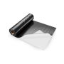 Рулон черно-белой полиэтиленовой пленки толщиной 10 мил, 10 x 65 футов.