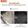 Auton matot Honda CR-V Hybrid 2017–2022, TPE, musta, 3 kpl.