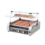 Ruostumattomasta teräksestä valmistettu hot dog -rulla, 2200 W, 30 hot dogia