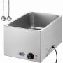 Ammattikäyttöön tarkoitettu sähköinen bain-marie-ruoanlämmitin, 18 l, ruostumatonta terästä