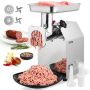 Ammattimainen sähköinen lihamylly, 1100 W, 4,2 kg/min, ruostumattomasta teräksestä valmistetut terät