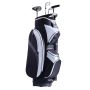 Golflaukku 36 tuumaa, 14 lokeroa, nailonia, musta