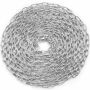 Оцинкованная цепь 1/8" x 33', грузоподъемность 350 фунтов, с быстроразъемными соединениями.