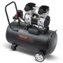 Воздушный компрессор, стальной бак на 15 галлонов, 2 л.с., 5,3 CFM, 125 PSI, портативный, тихий.
