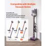 Pölynimurin teline, jossa neljä koukkua, yhteensopiva Dyson V6–V15 -imureiden kanssa