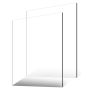 Plexiglas-akryylilevyt, 2 kpl, 24x36 tuumaa, kirkasta muovia