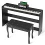 Painotettu digitaalinen piano, 88 kosketinta, kaiuttimet, bluetooth, USB, MIDI
