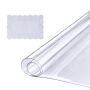 Kirkas PVC-pöytäliina 36 x 72 tuumaa, paksuus 1,5 mm