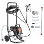 Kiinteä airless sähköinen maaliruisku 950W 3000 PSI kärryllä