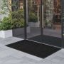 Sisäänkäynnin matto 1524x914 mm, kaupallinen PVC-lattiamatto, harmaa