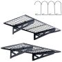 Гаражные полки, 2 шт., 4х0,6 м, крепятся к стене, нагрузка 227 кг.